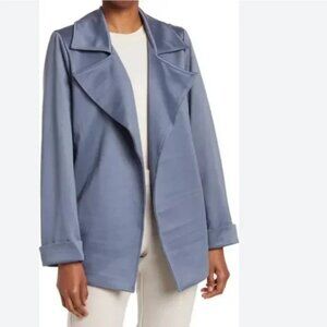 Adrianna Papell trench jacket with back yoke